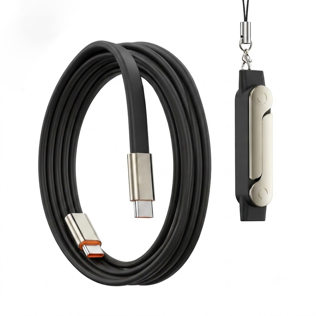 Type-C Fast Charging Cable With Built-In Stand