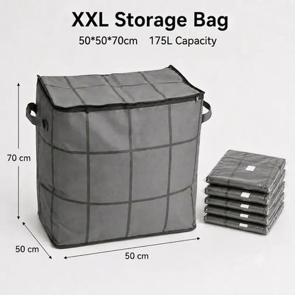 XXL Foldable Storage Bag with Reinforced Handles
