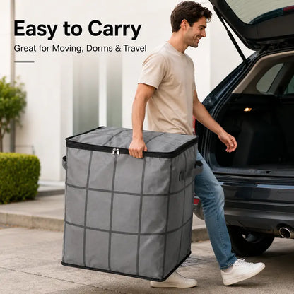 XXL Foldable Storage Bag with Reinforced Handles