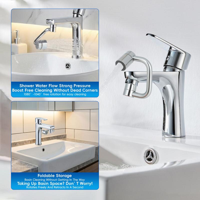 Rotatable Faucet Aerator Extension